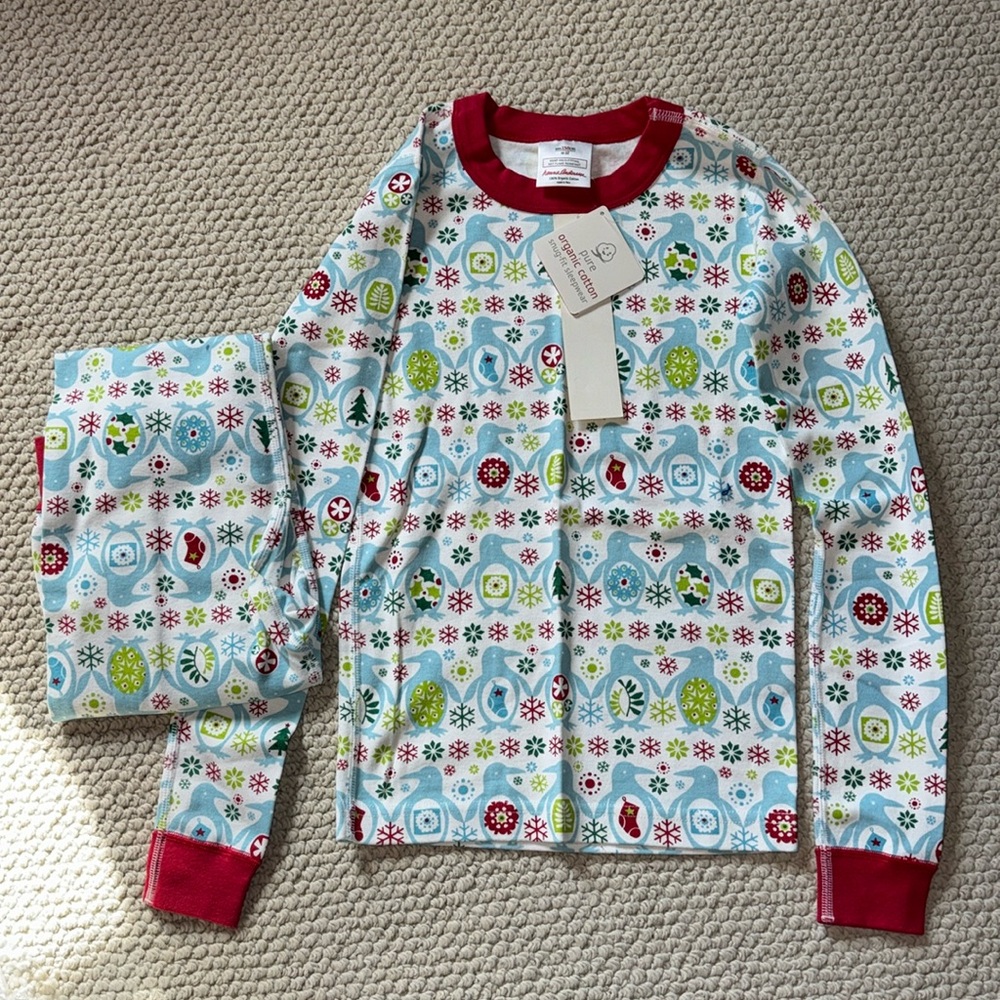 Hanna Andersson organic cotton pajamas, size 12